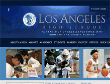 Tablet Screenshot of lahigh.org